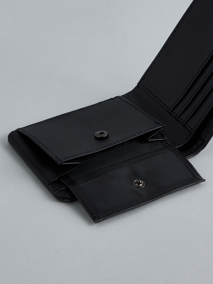 Textured Bi-Fold Wallet