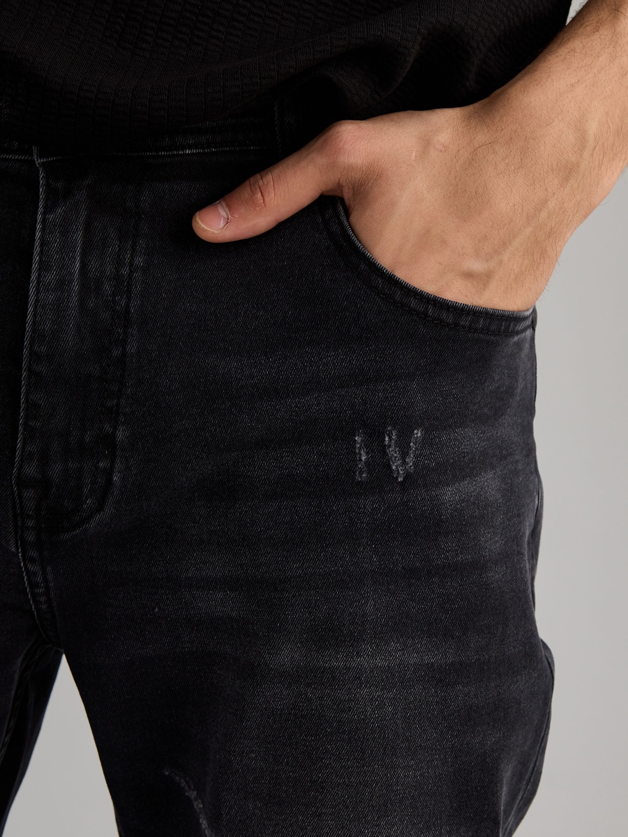 Carrot Fit Constructed Jeans