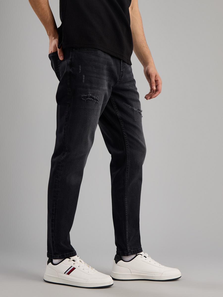 Carrot Fit Constructed Jeans