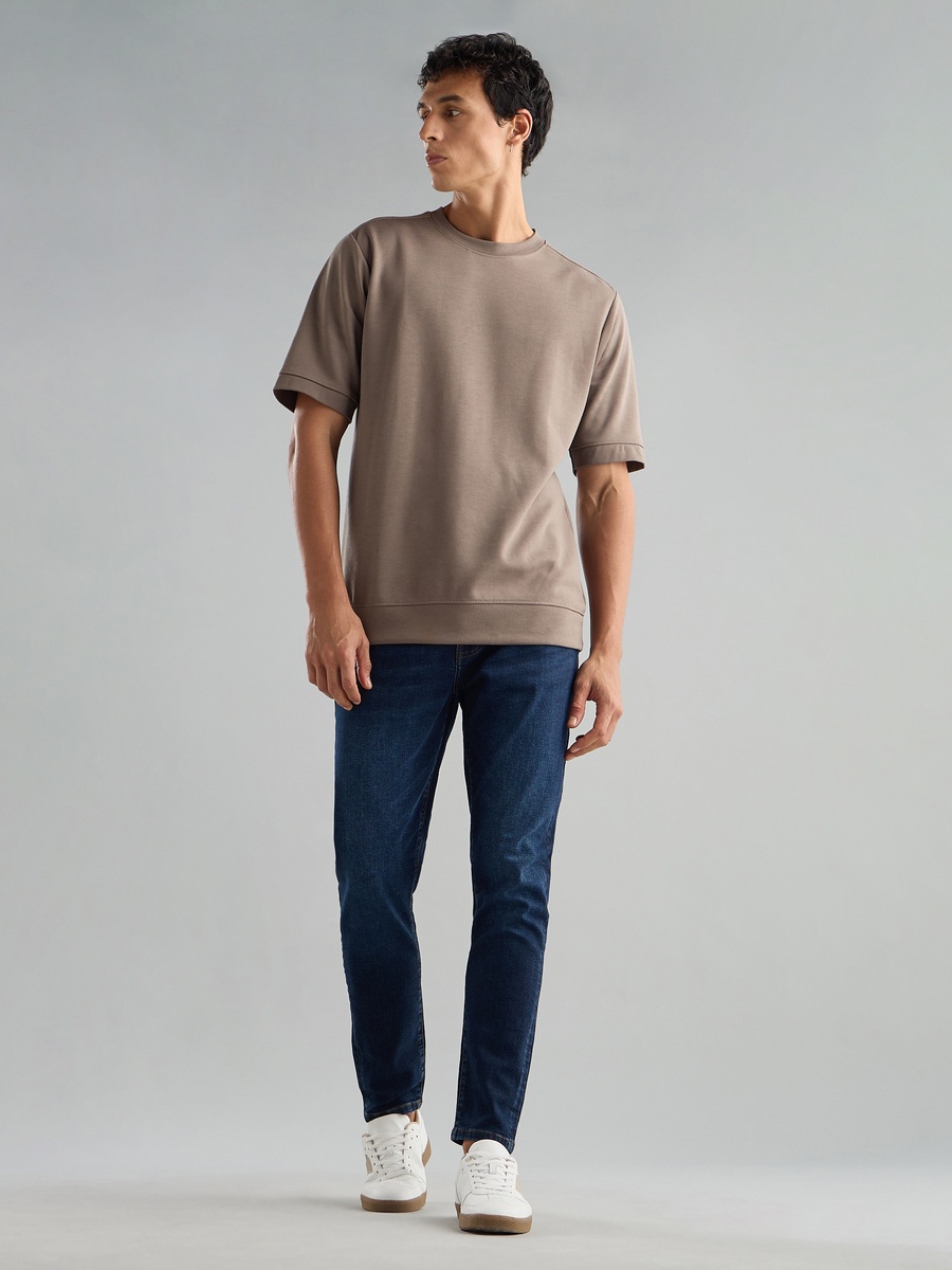Plain Carrot Fit Jeans