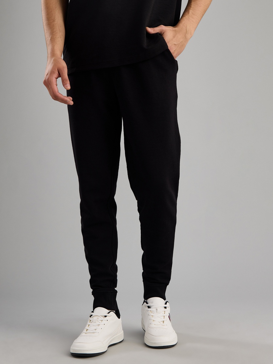 Textured Joggers with Pockets