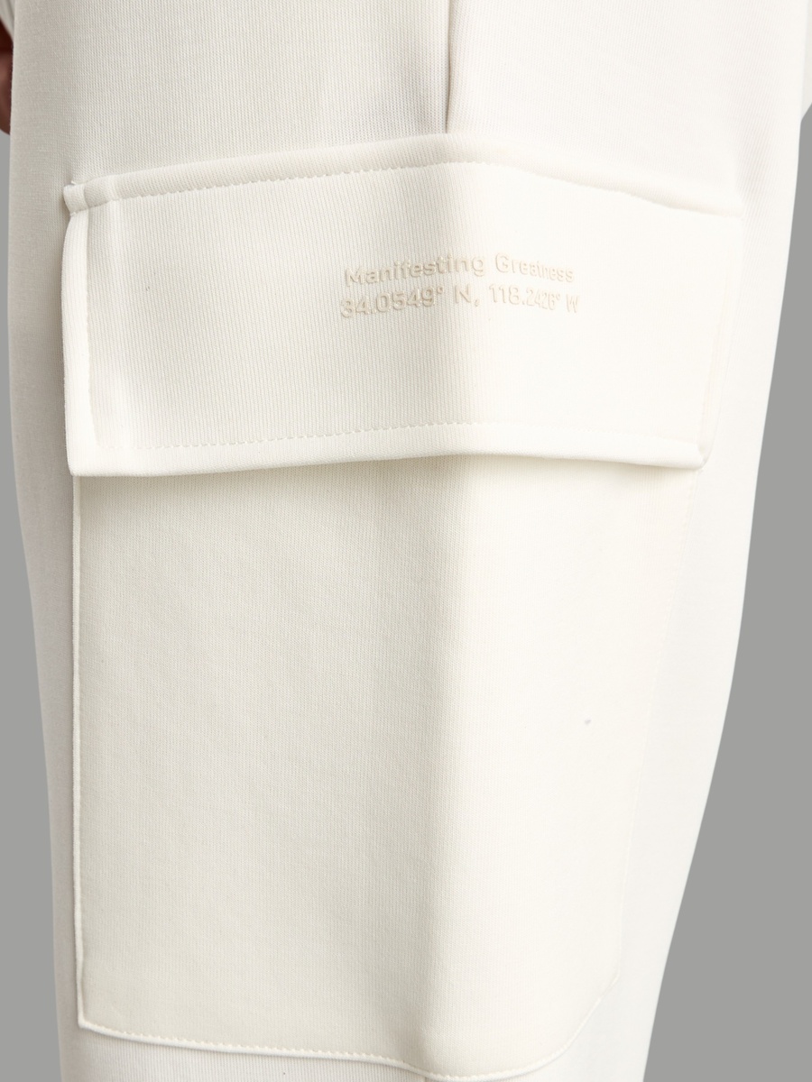 Plain Interlock Cargo Pull On Pants