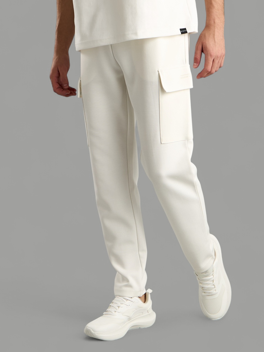 Plain Interlock Cargo Pull On Pants
