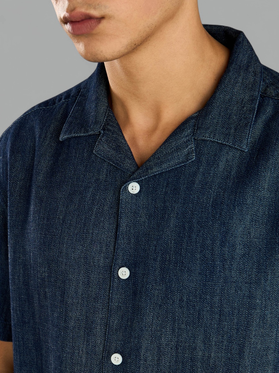 Plain Resort Collar Shirt