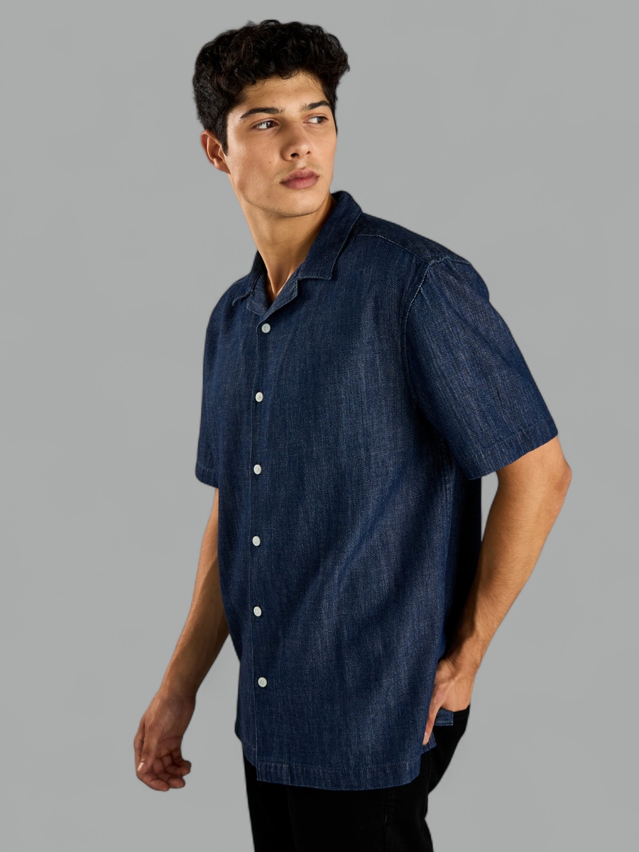 Plain Resort Collar Shirt