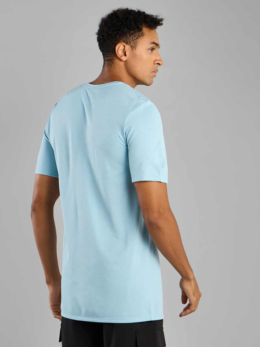 Jacquard T-Shirt with Raglan Sleeves