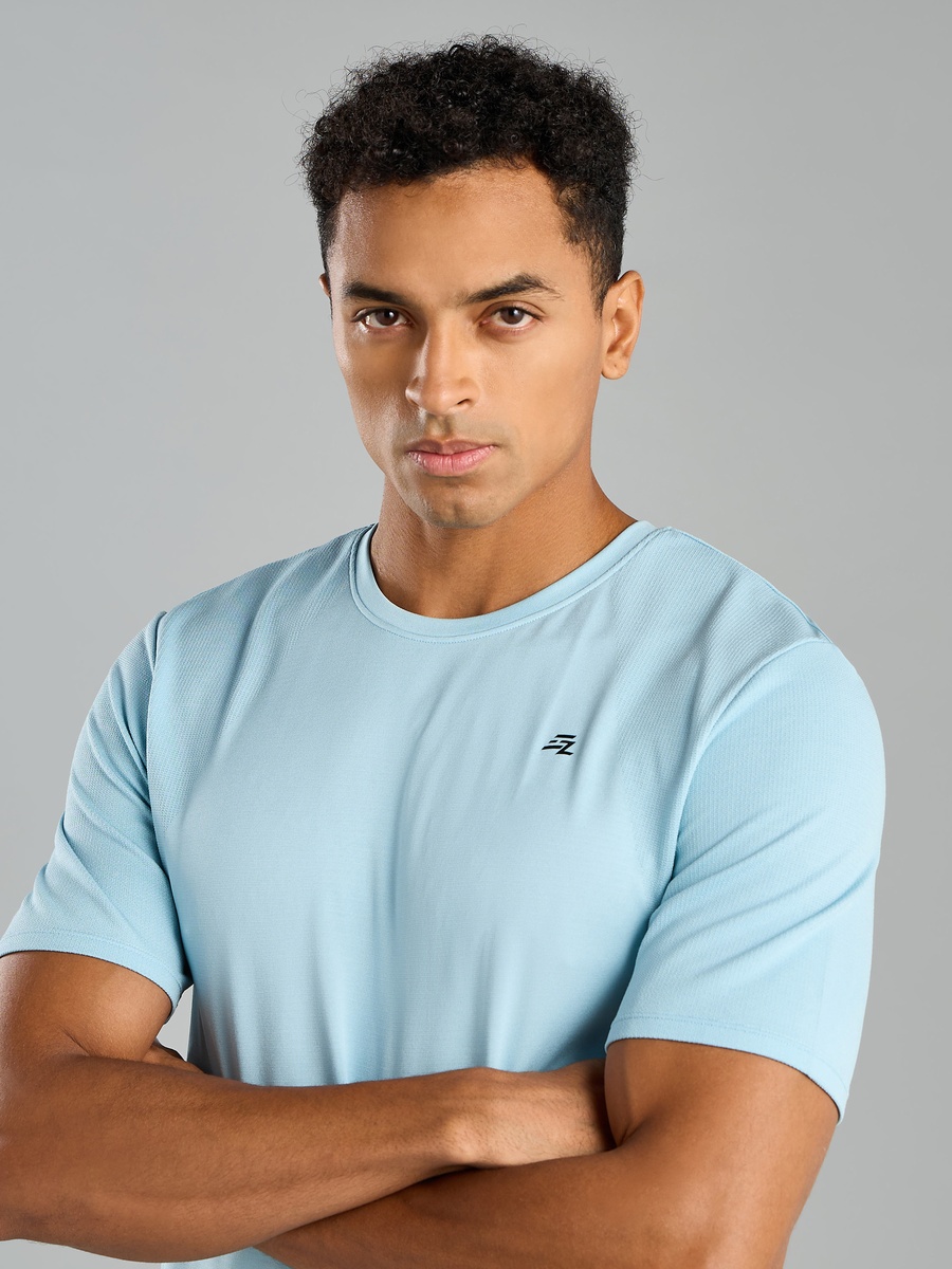 Jacquard T-Shirt with Raglan Sleeves