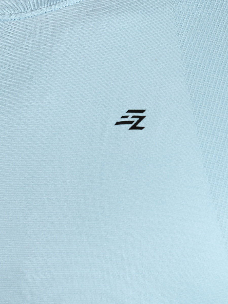 Jacquard T-Shirt with Raglan Sleeves