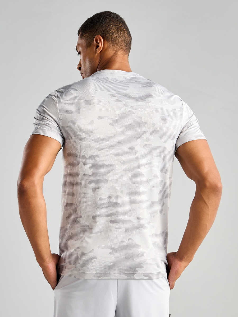All-Over Camouflage Detail T-Shirt