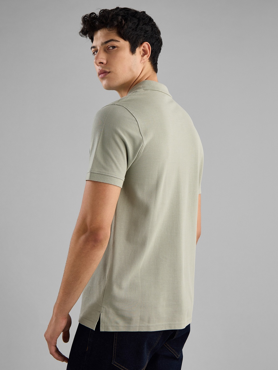 Plain Pique Polo T-Shirt