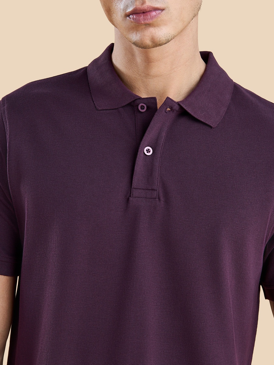 Plain Pique Polo T-Shirt