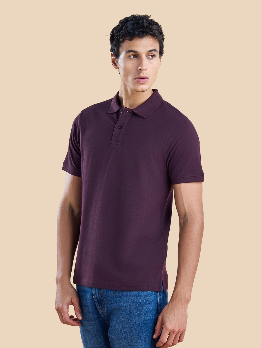 Plain Pique Polo T-Shirt