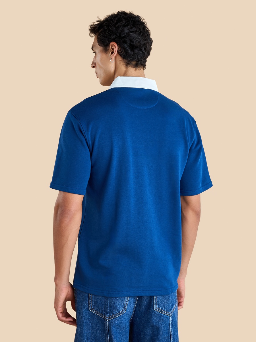 Textured Rugby T-Shirt