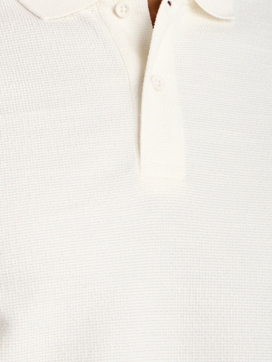 Textured Polo T-Shirt