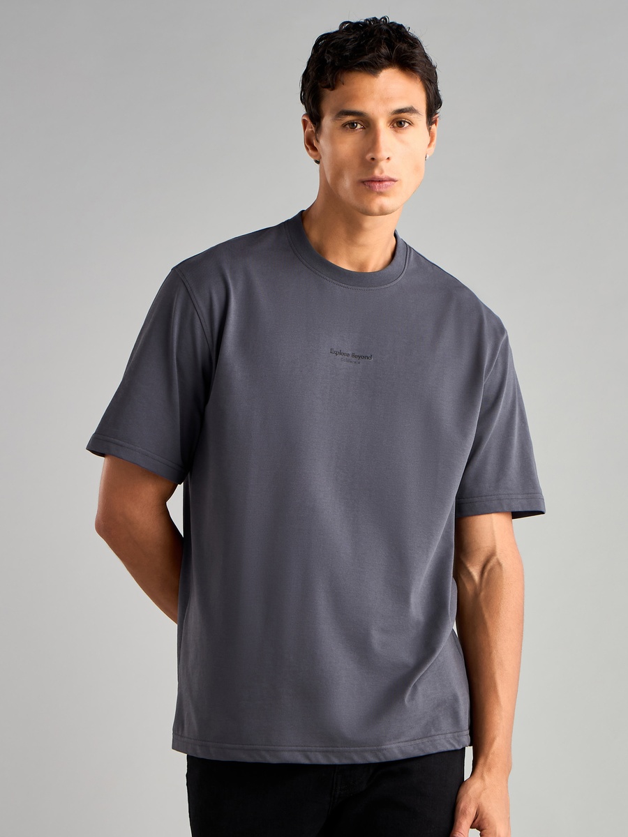 Typographic Print T-Shirt