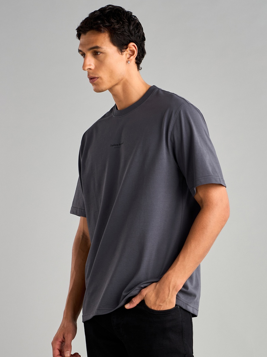 Typographic Print T-Shirt