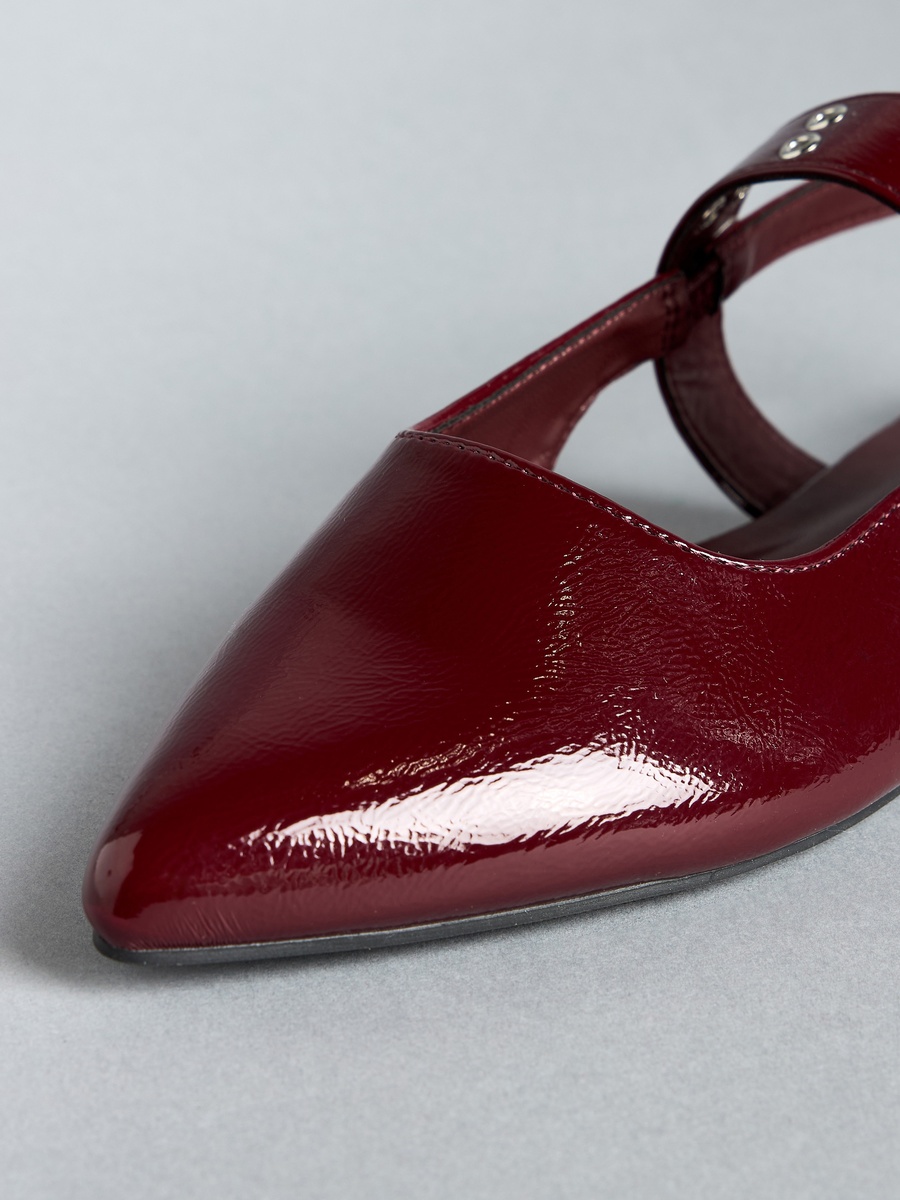 Eyelet Accent Shoes with Buckle Closure