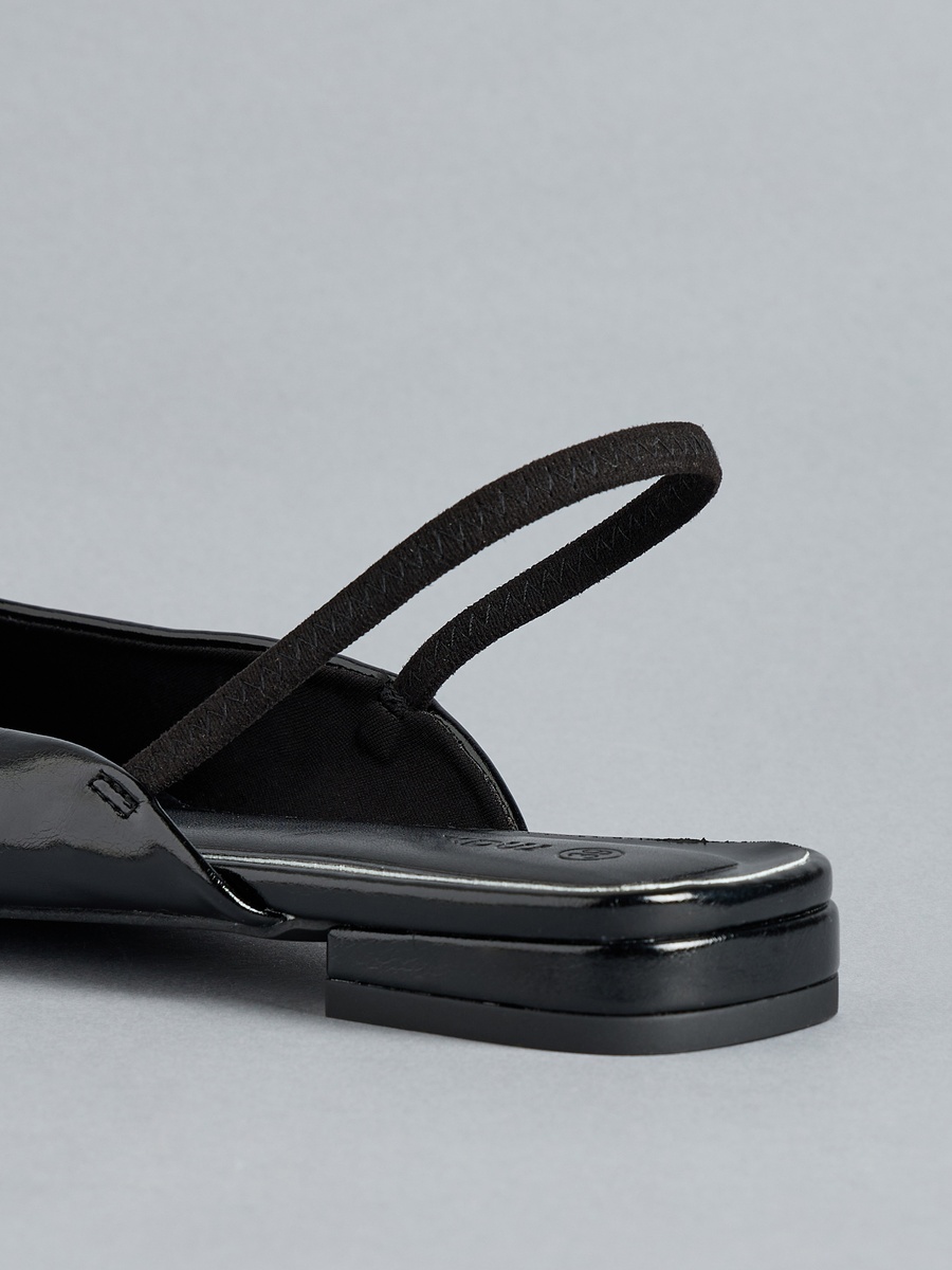 Plain Pointed Toe Slingback Shoes