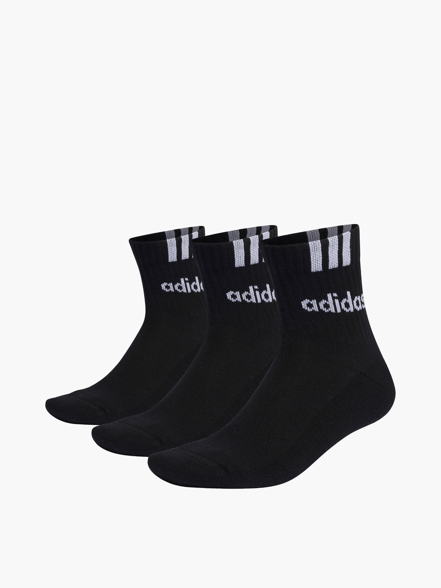 Printed Crew Length Sports Socks - Set of 3