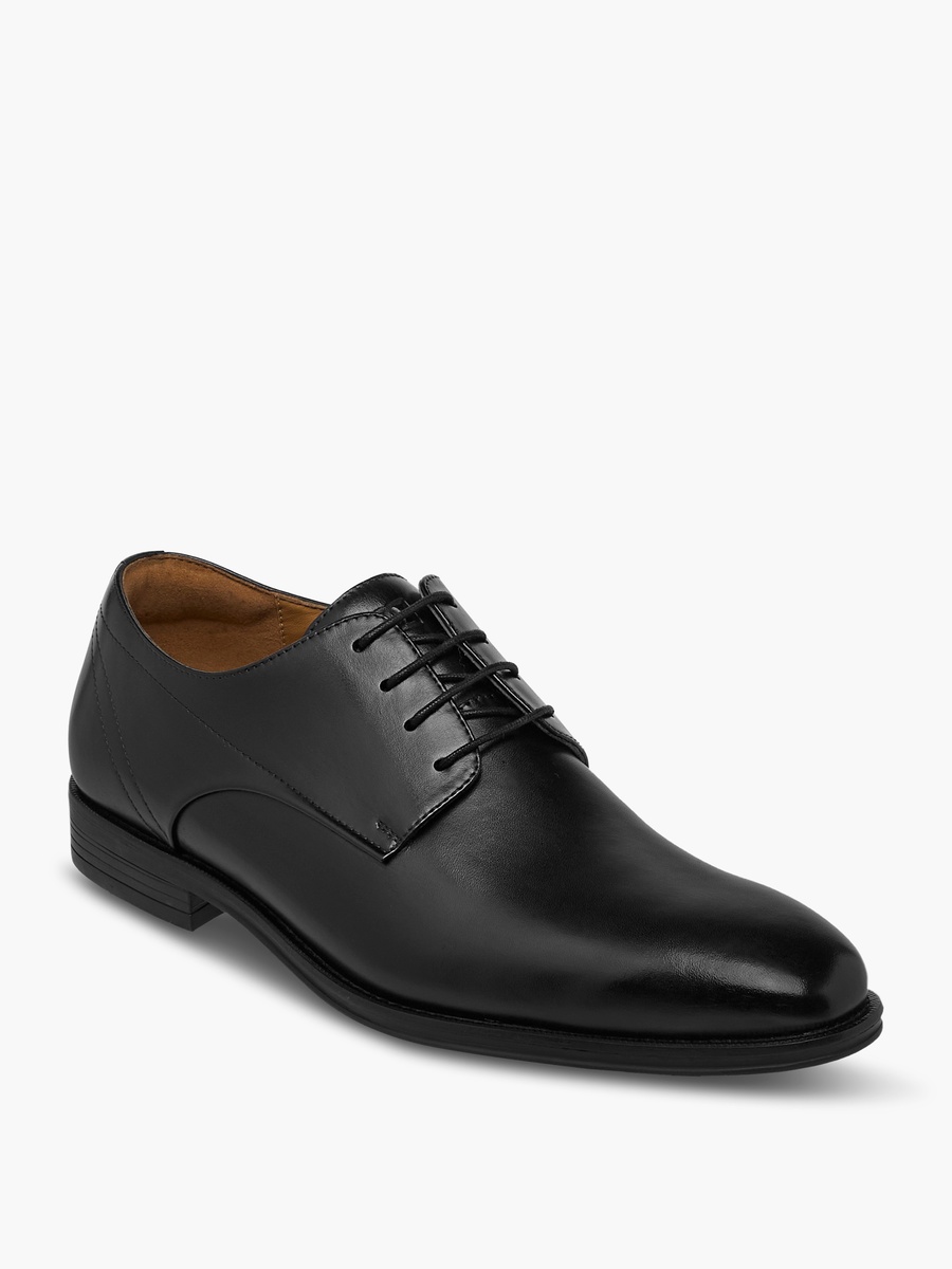 Men Solid Lace-Up Derby Shoes