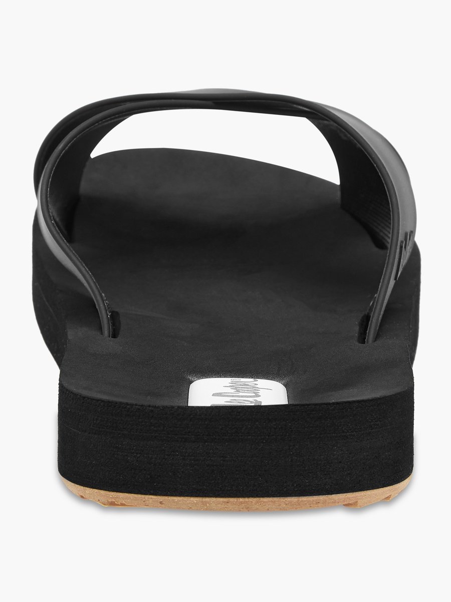 Men Logo Detail Cross Strap Flip Flops