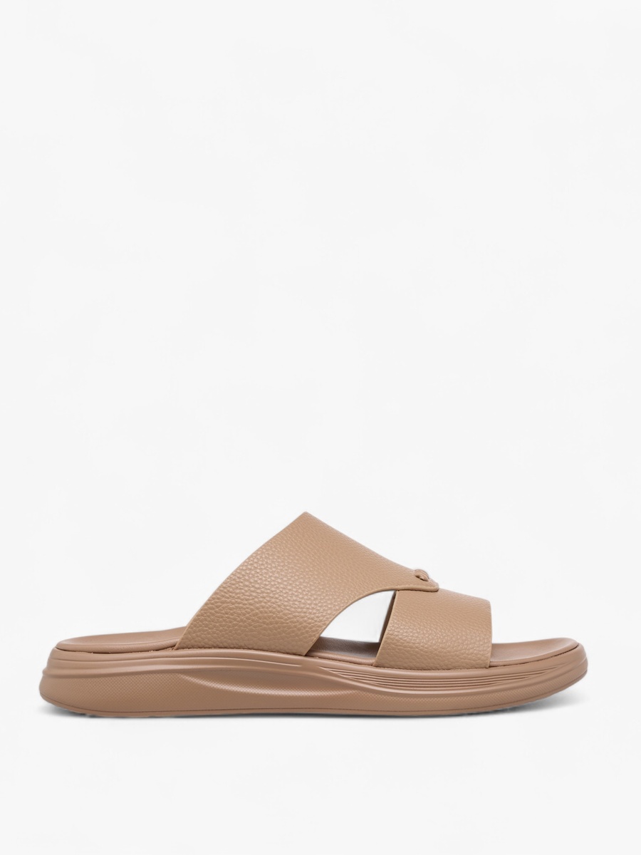Textured Slip-On Comfort Sandals
