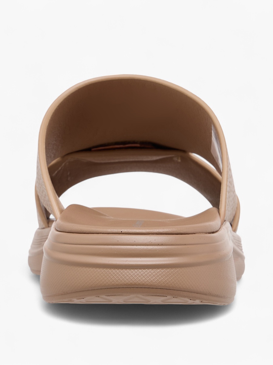 Textured Slip-On Comfort Sandals