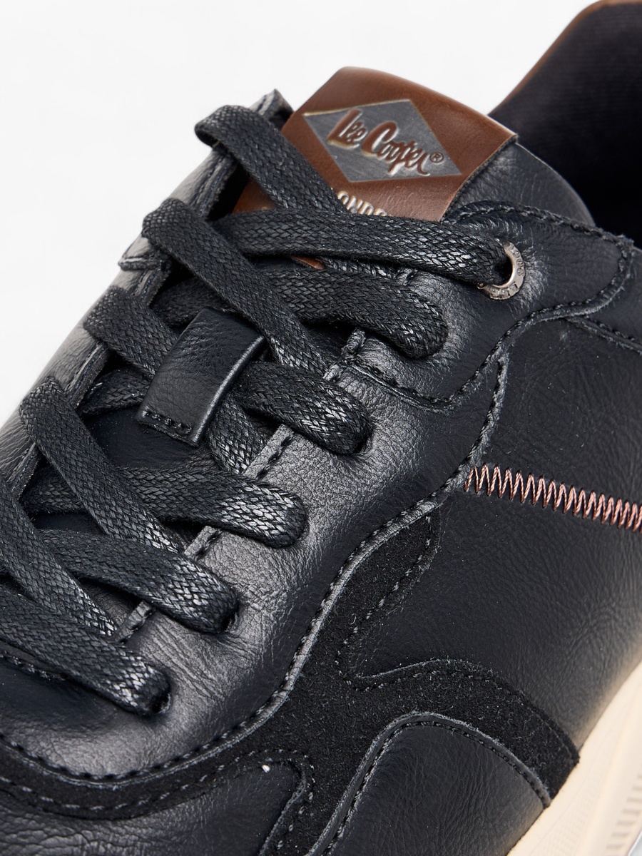 Men Panelled Lace-Up Sneakers