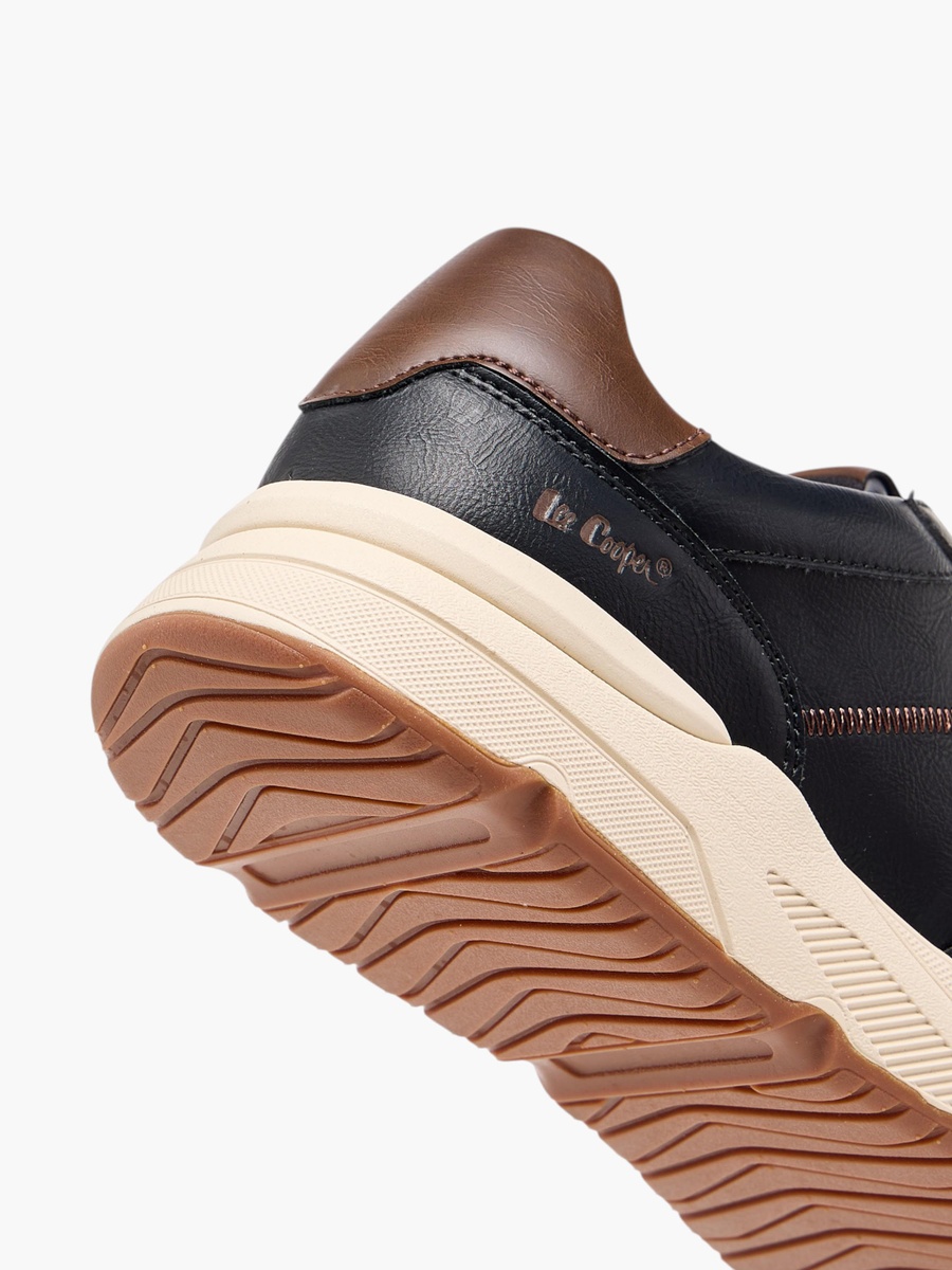 Men Panelled Lace-Up Sneakers
