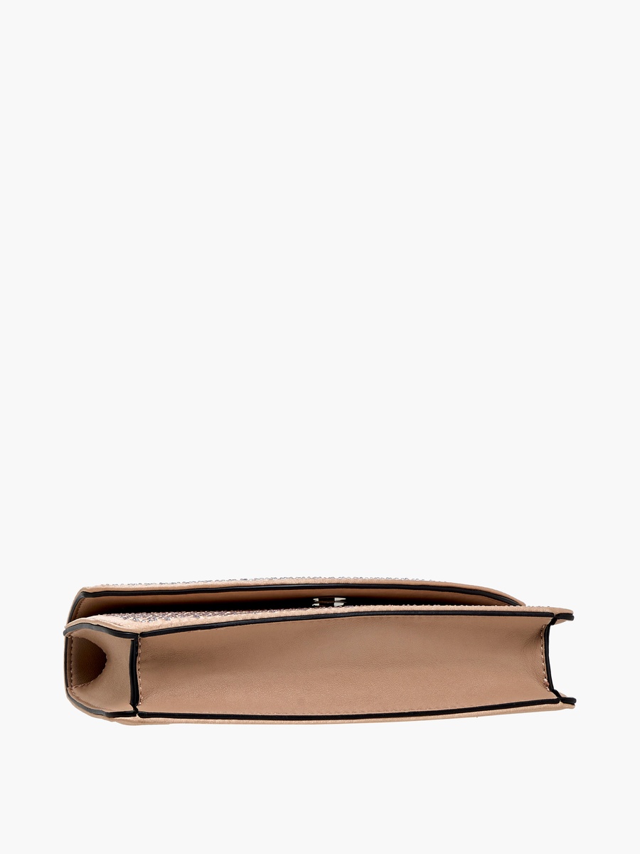 Embellished Crossbody Bag with Chain Strap