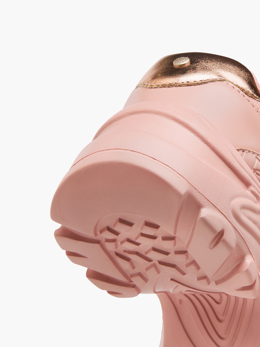 Monogram Embossed Sneakers with Lace-Up Closure