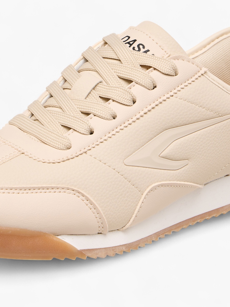 Panelled Sneakers with Lace-Up Closure