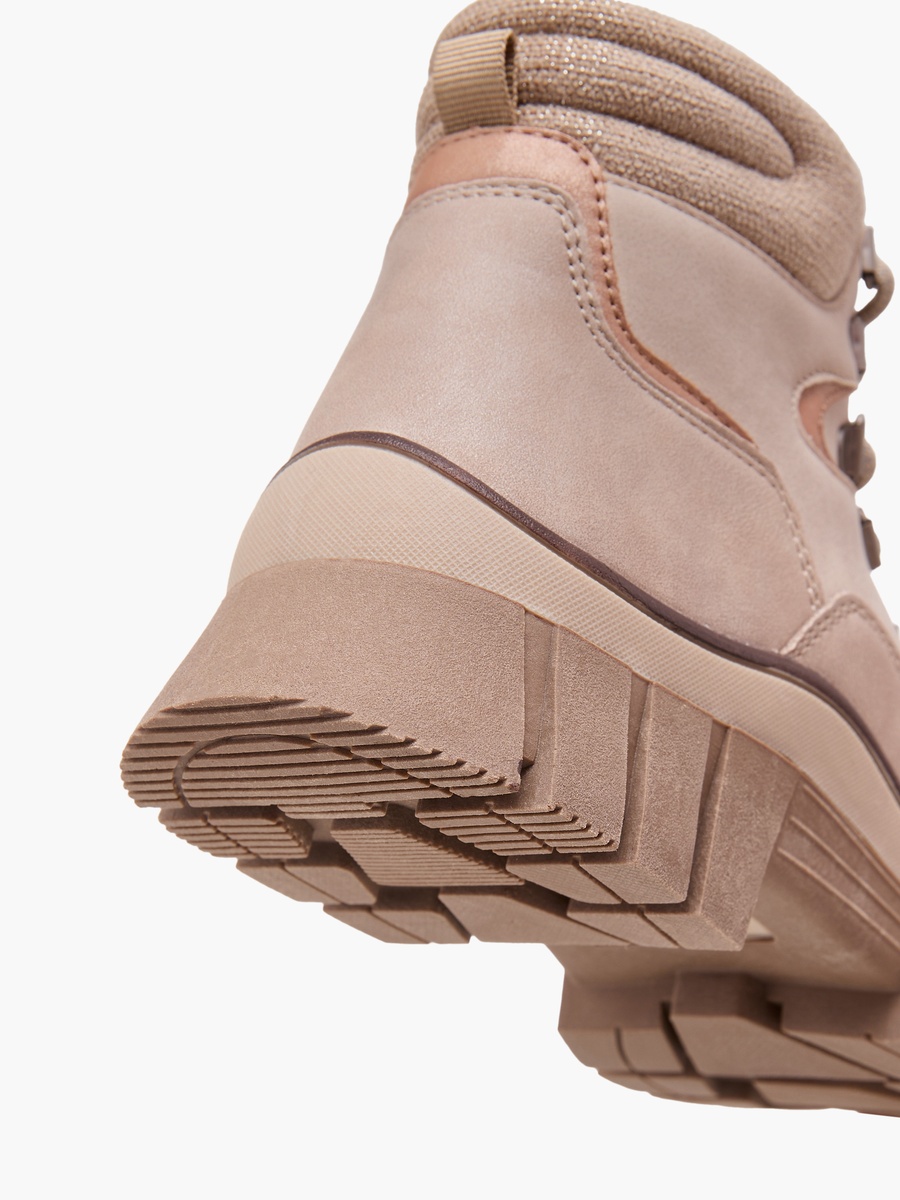 Women Panelled Lace-Up Ankle Boots
