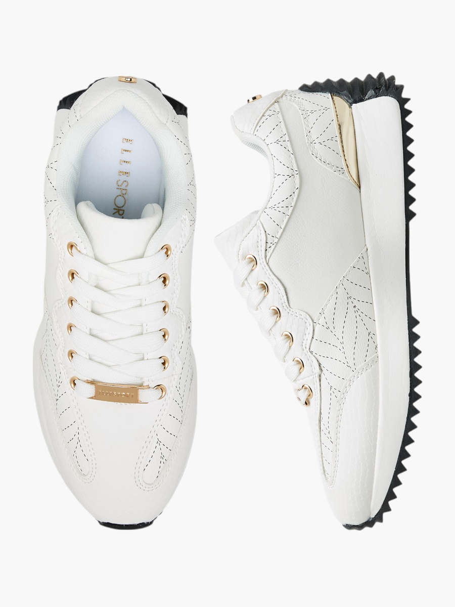 Women Panelled Lace-Up Sneakers