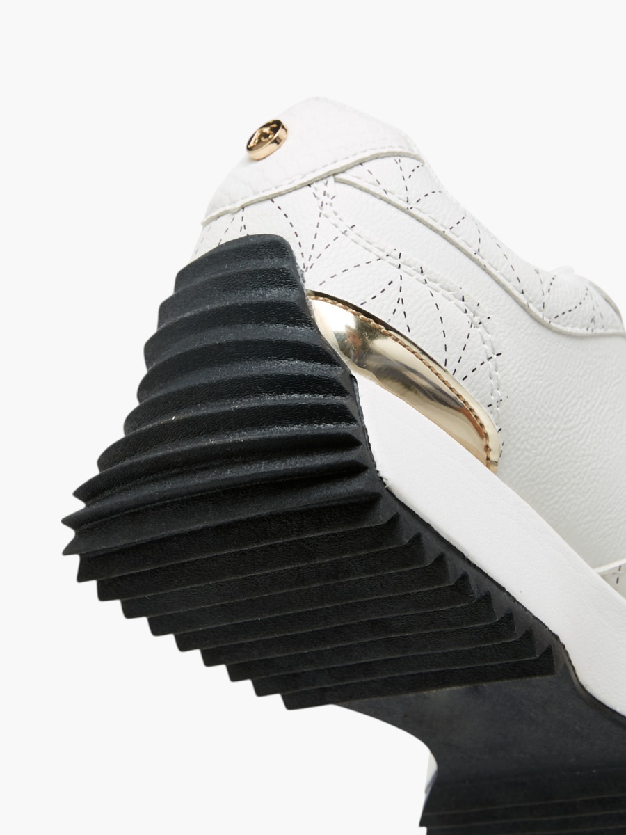 Women Panelled Lace-Up Sneakers