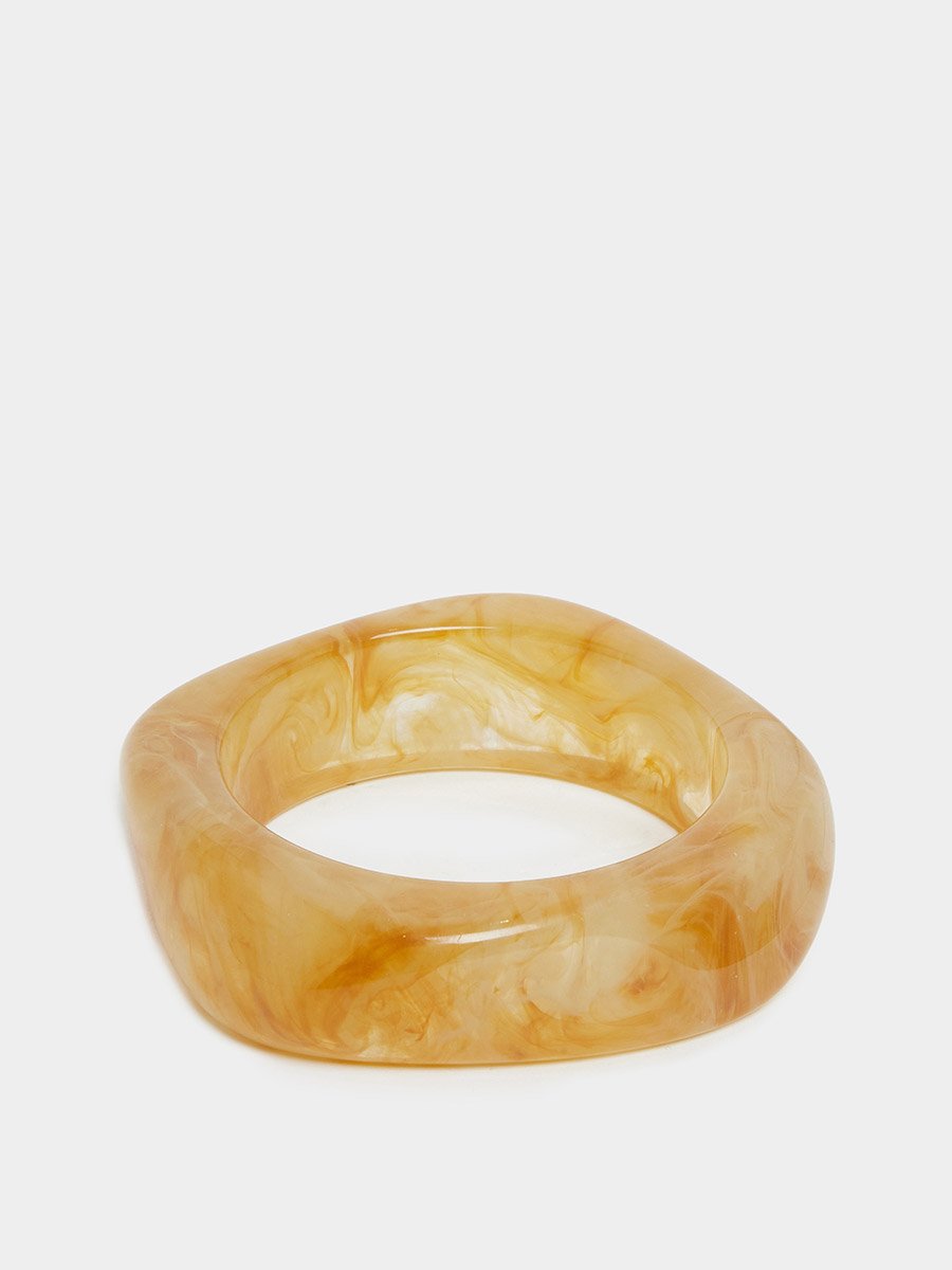 Marbled Geometric Bracelet