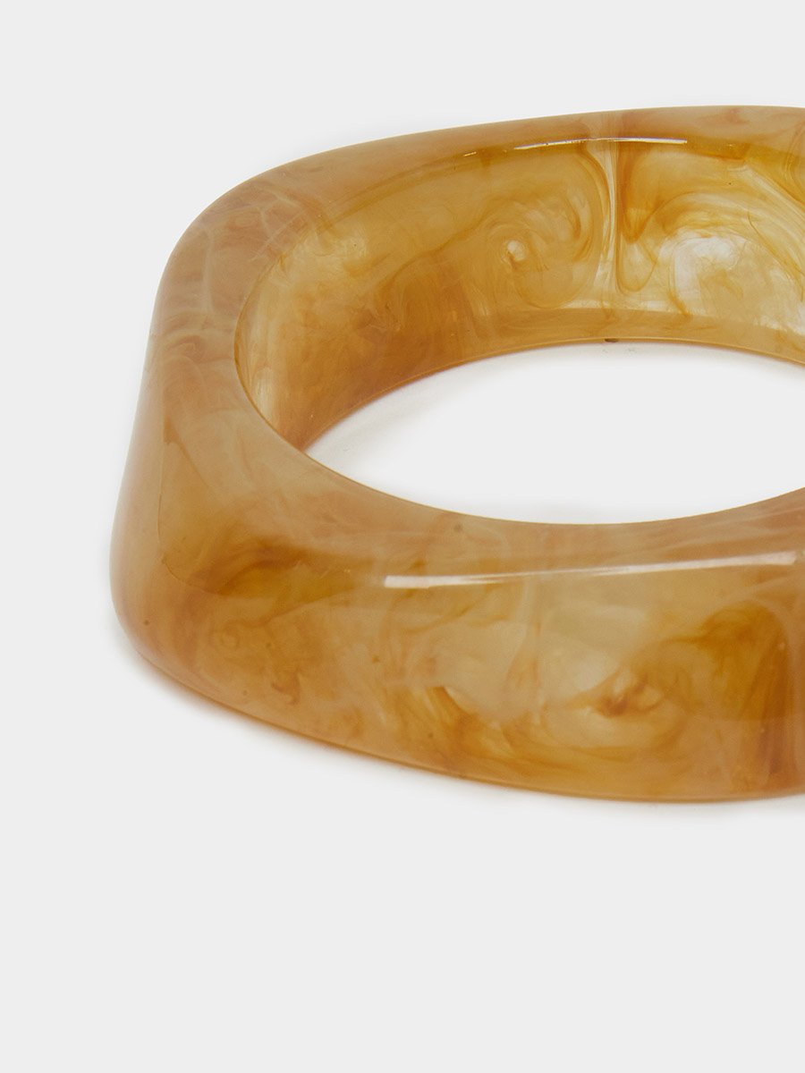 Marbled Geometric Bracelet