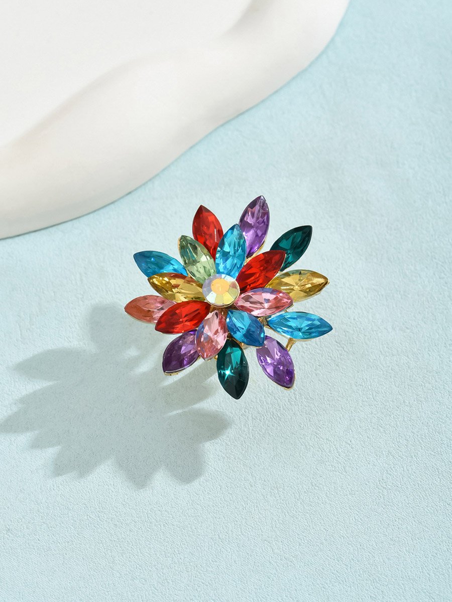 Multi Flower Statement Ring