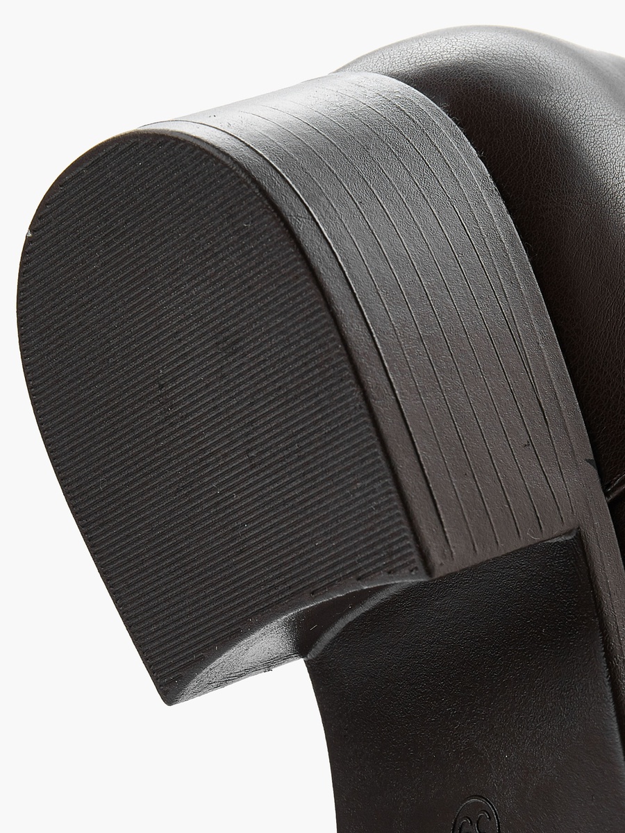 Solid Ankle Boots with Zip Closure