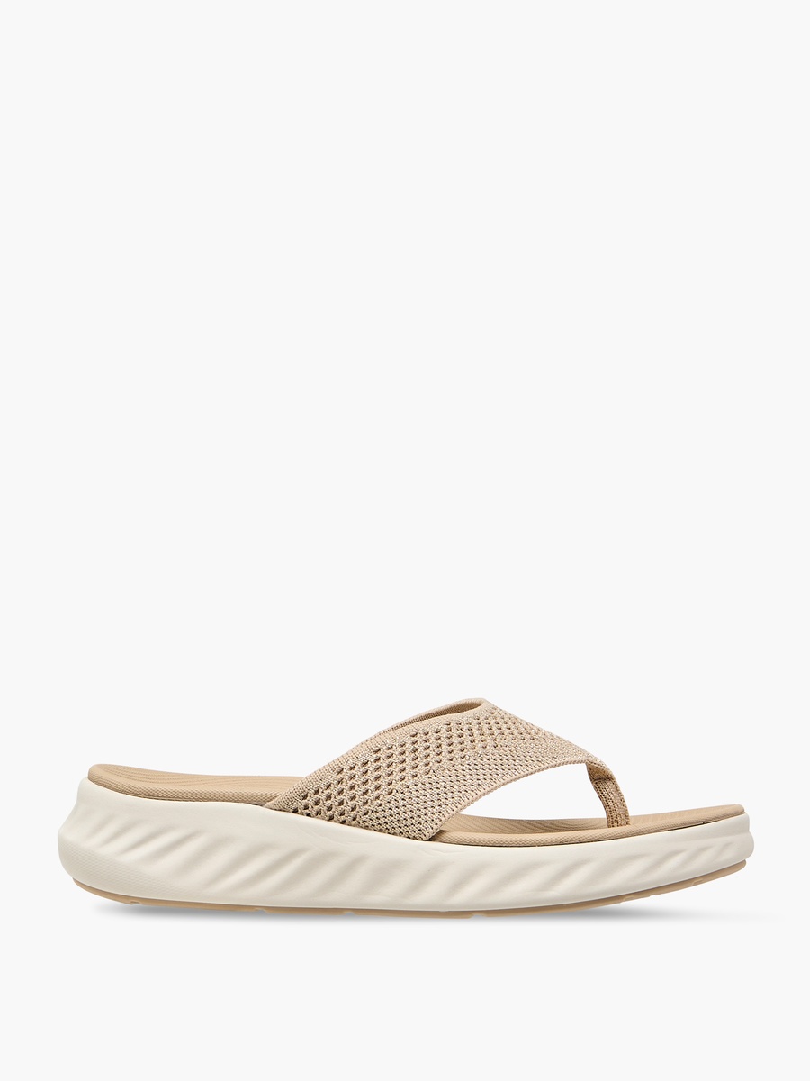 Textured Slip-On Thong Sandals