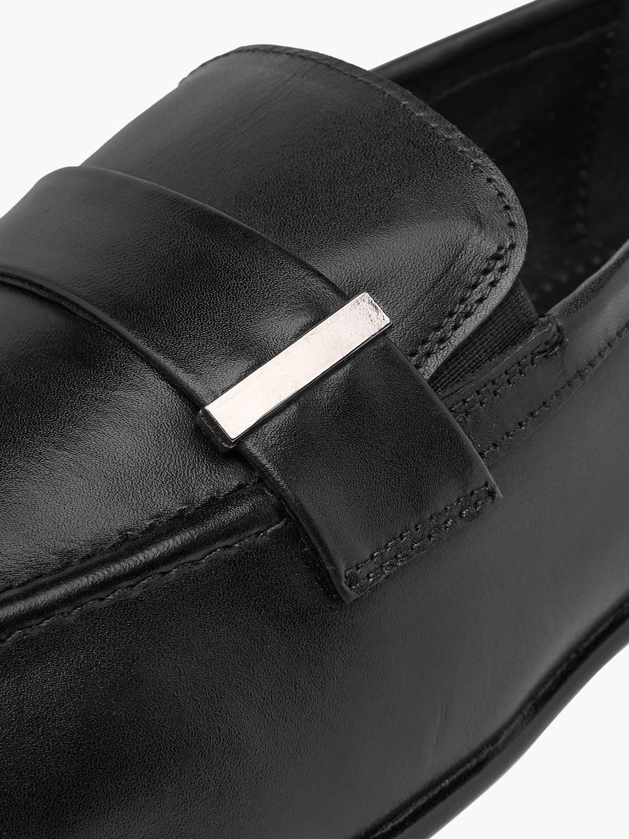 Solid Slip-On Loafers