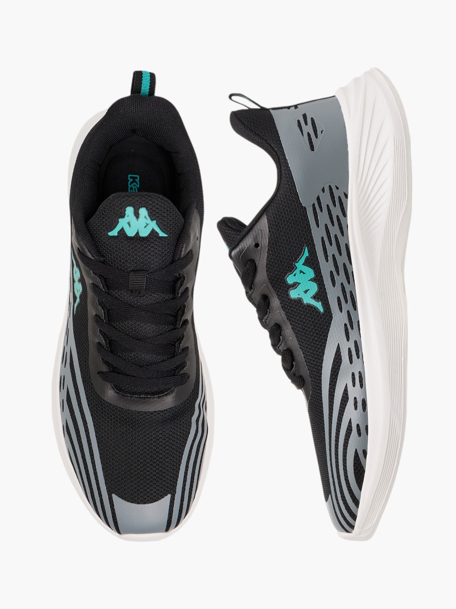 Men Logo Print Sports Shoes with Lace-Up Closure
