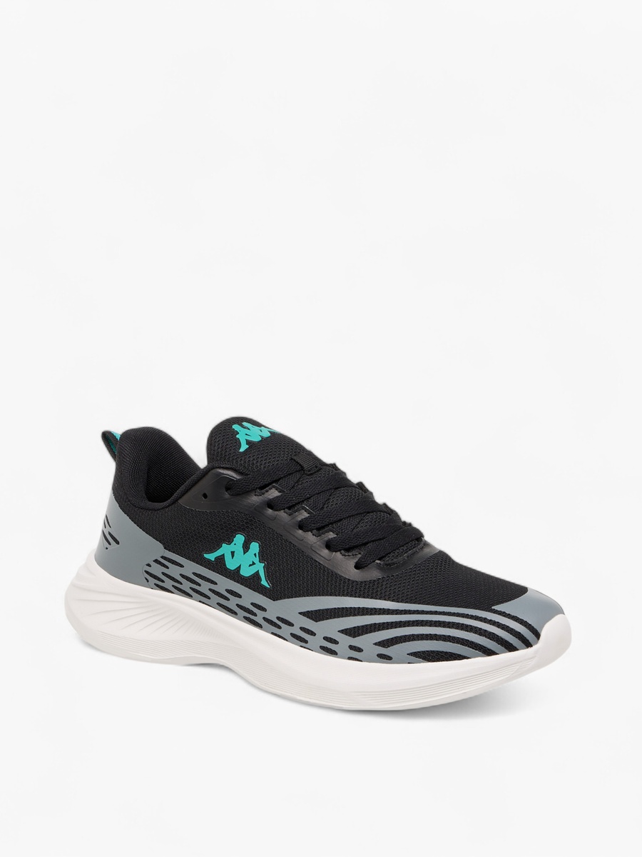 Men Logo Print Sports Shoes with Lace-Up Closure