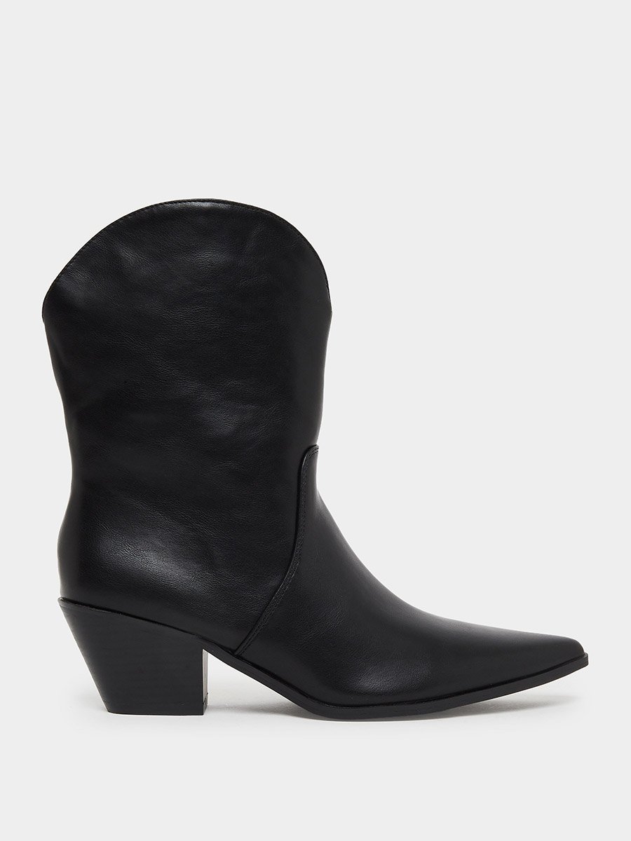 Black Western Ankle Boots