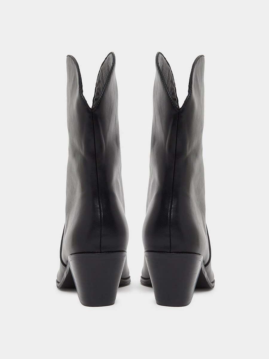 Black Western Ankle Boots
