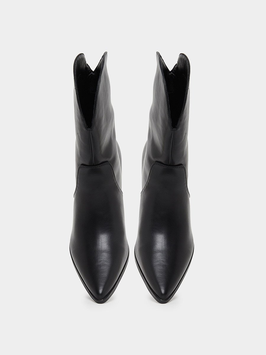 Black Western Ankle Boots