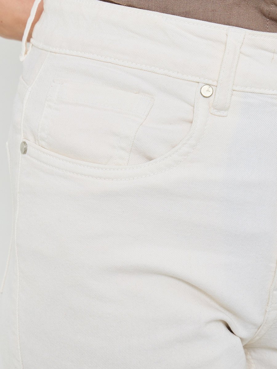 Women Mid Rise Wide Leg Jeans