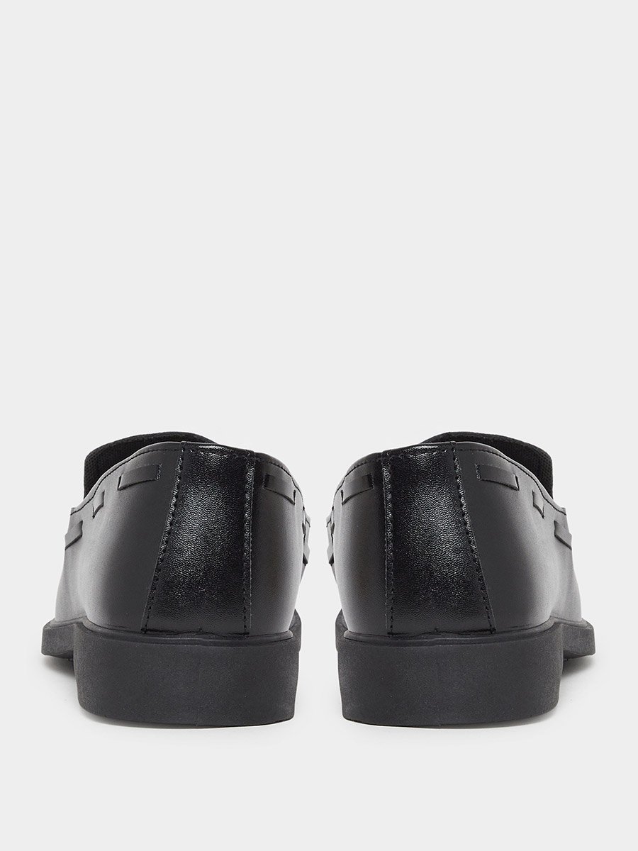 Classic Faux Leather Tassel Loafers