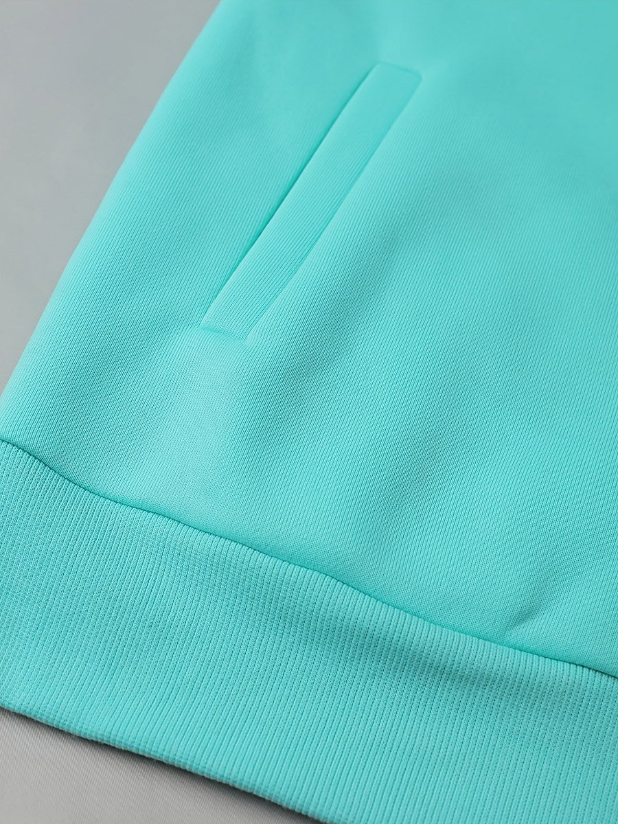Oversized Mint Green Zip Up Hoodie