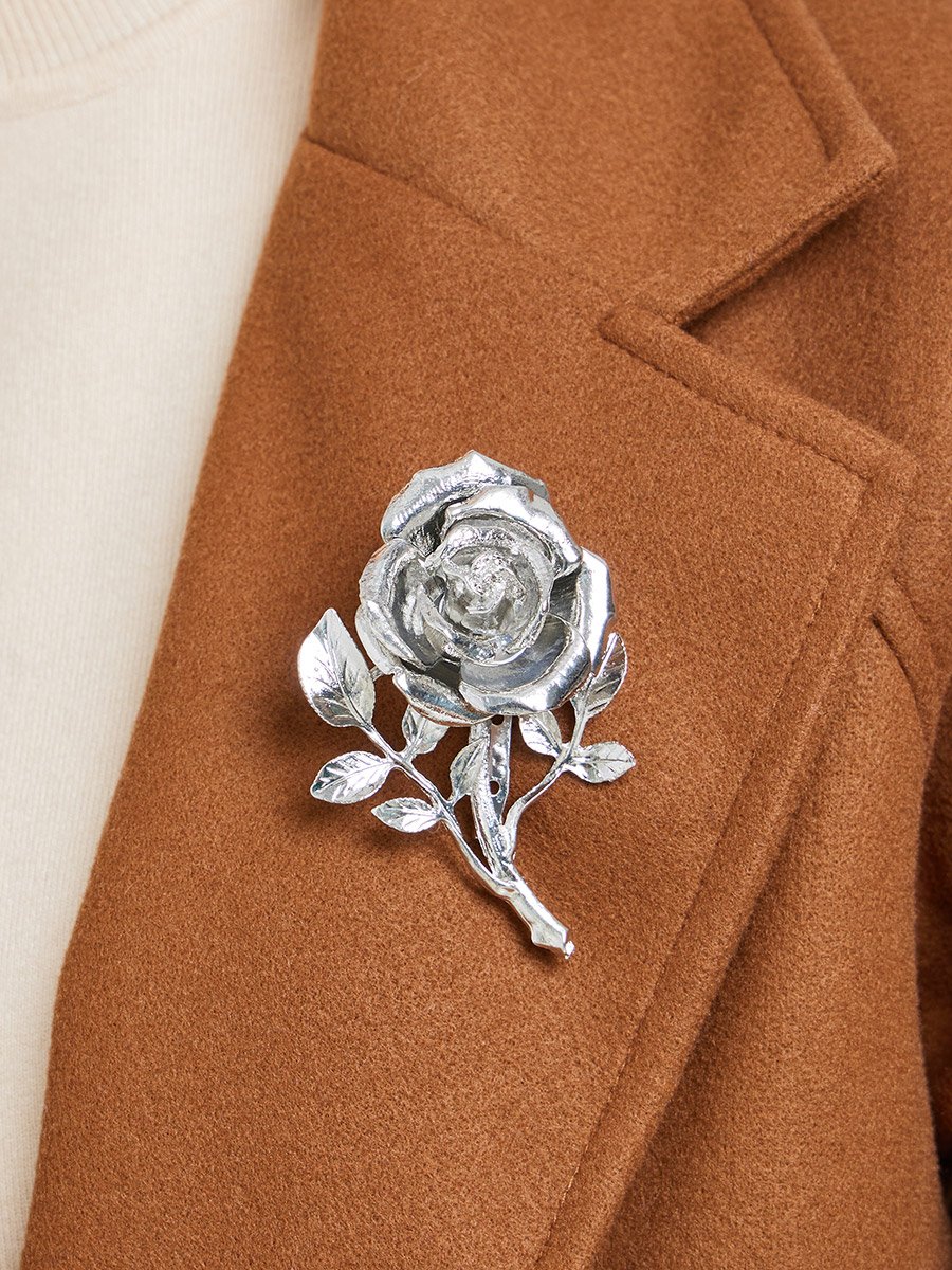 Flower Design Brooch